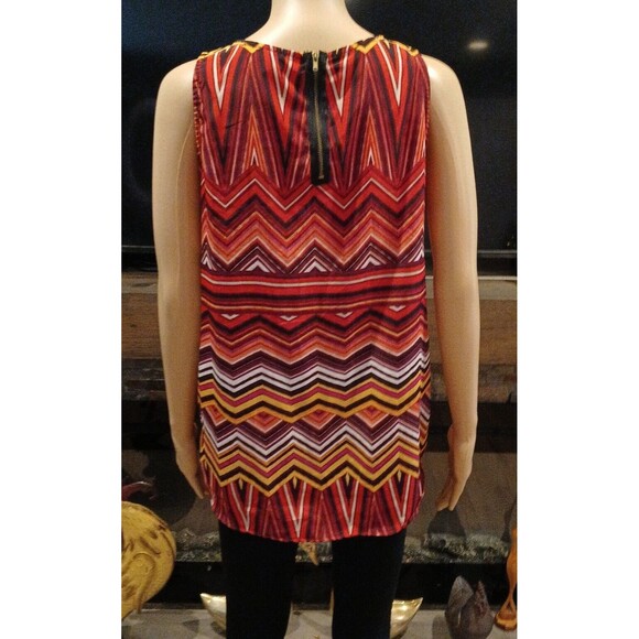 Olive & Oak Women's Small Sleeveless Aztec Beachy Boho Summer Tank Top - Picture 4 of 7